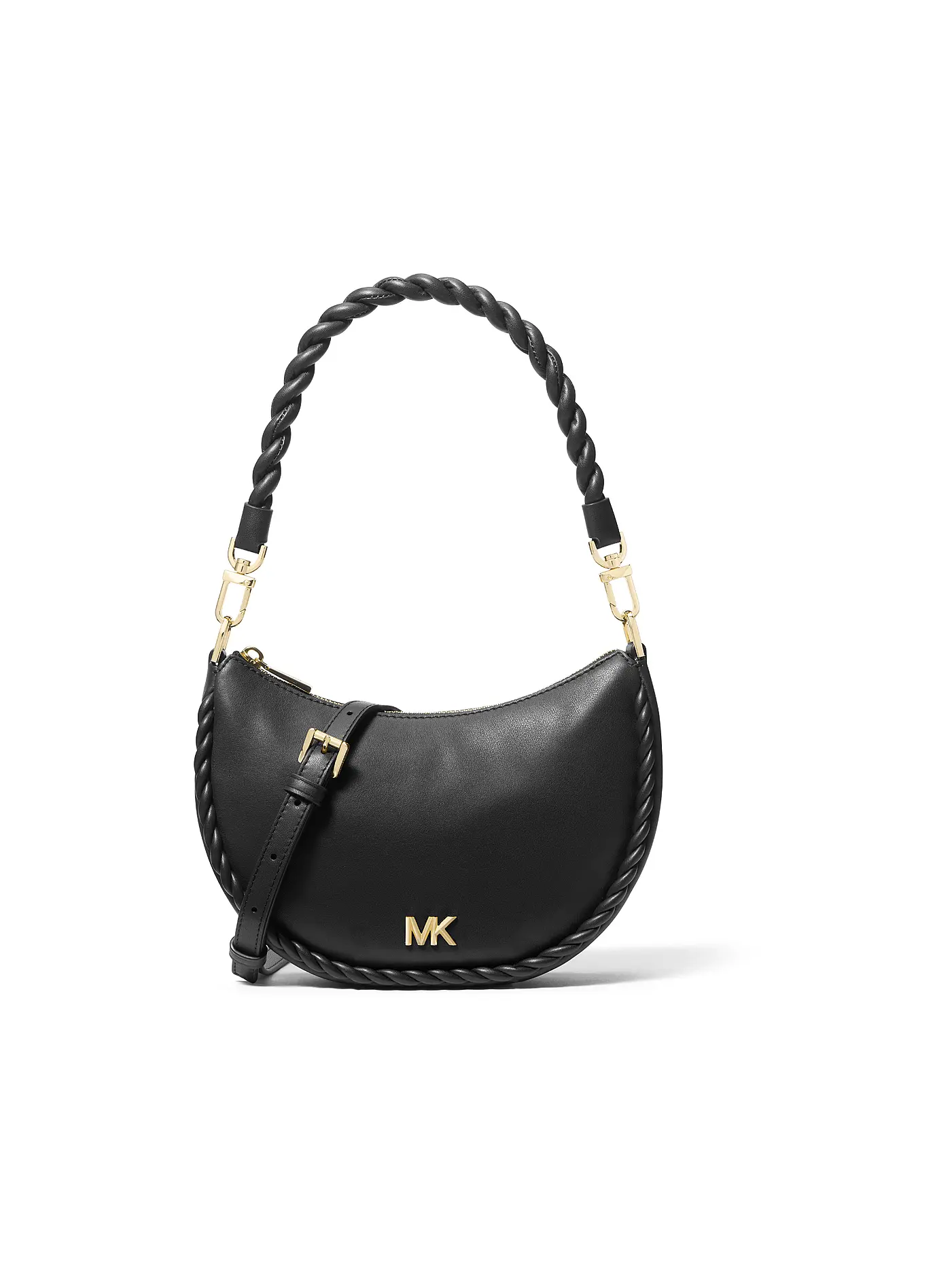 MICHAEL KORS | Ledertasche - Hobo Bag KYLA Small | schwarz